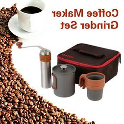 Stainless Steel 4 Cup 24oz Cafetiere Filter Glass Pot