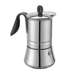 Genuine! GAT Lady Gas+Induction 4 Cup S/S Espresso Coffee Ma