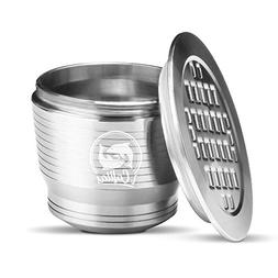 i Cafilas Stainless Steel Refillable Coffee Capsules with Ta