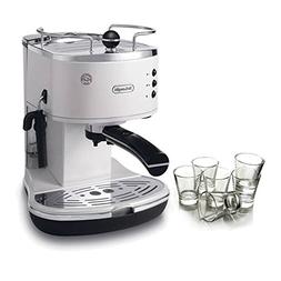 With Free Set Of 6 Italian Espresso Shot Glasses