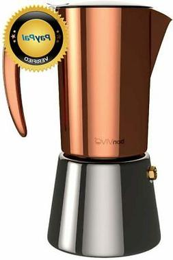 bonVIVO Intenca Stovetop Espresso Maker, Italian Espresso Co