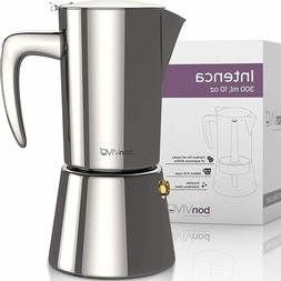 , Italian Espresso Coffee Maker, Stainless Steel Espresso Ma