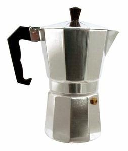 Gourmet Home Products Kitchen Genie 6 Cup Stovetop Espresso 