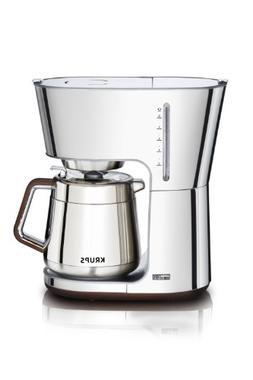 Krups KT600 Silver Art Collection 10-cup Thermal Carafe Coff