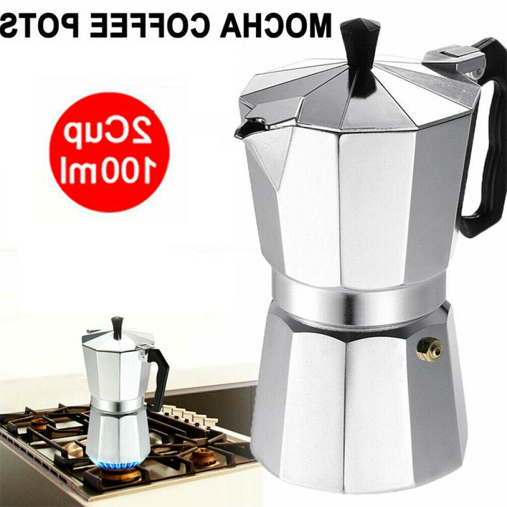 Stove Top Italian Espresso Stovetop Moka Pot Coffeemaker Us