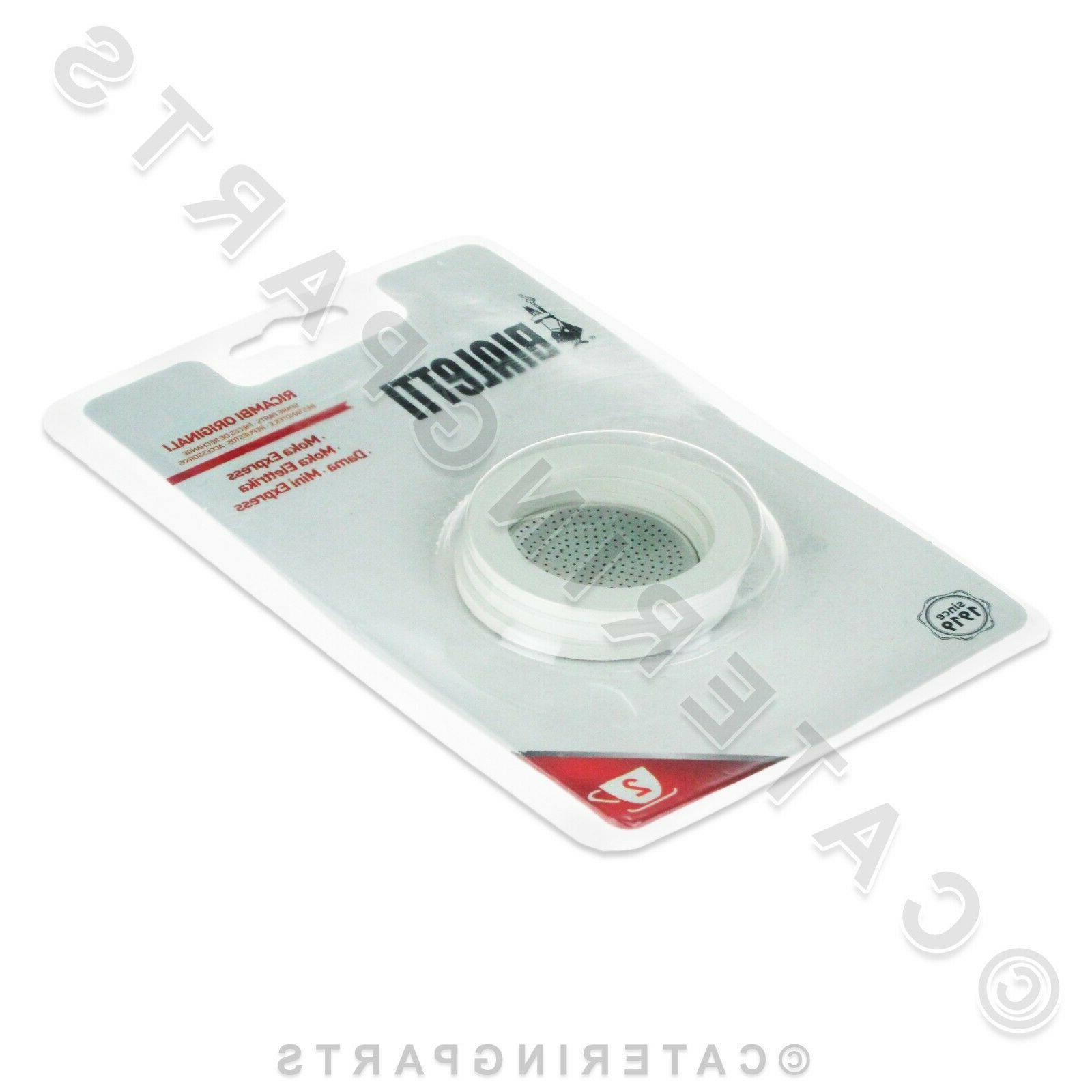 BIALETTI FILTER WITH GASKETS 2 CUP MOKA EXPRESS ELETTRIKA ES