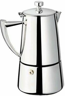 Cuisinox Roma 10-Cup Stainless Steel Stovetop Moka Espresso 