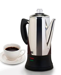 Maxi Matic Elite Platinum 12-Cup Percolator, Stainless Steel