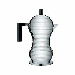 Alessi MDL02/3 B "Pulcina" Stove Top Espresso 3 Cup Coffee M