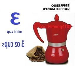 Pot Cappuccino Latte 3 Cup Cafetera Cubana