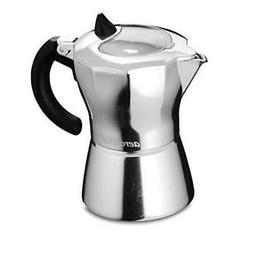 Moka Stovetop Espresso Pot Coffee Maker, 3 Cup Capacity