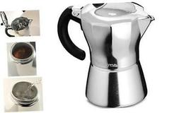 Moka Stovetop Espresso Pot Coffee Maker, 6 Cup Capacity