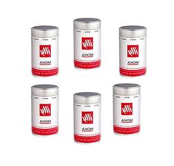 Illy Moka Stovetop, Ground Espresso Coffee, Medium Grind, Si
