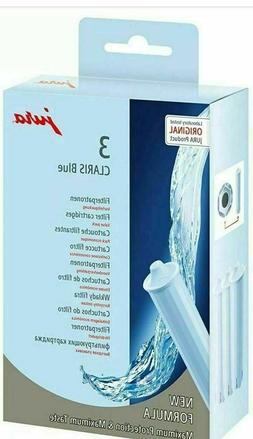 NEW Jura 71312 Claris/ Clearyl Water Filter, Pack of 3, Blue