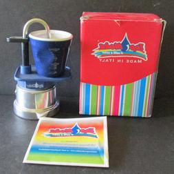 Stovetop Mini  Complete With Blue Ceramic Cup Italy
