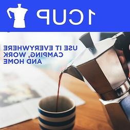 One Cup Espresso Coffee Maker, Cafetera Cubana Italiana Cafe