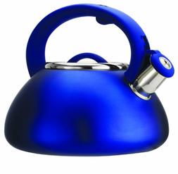 Primula Pavbl-6225 2-1/2 Qt Stainless Steel Matte Blue Avalo