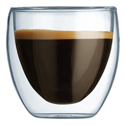 Bodum Pavina Double Wall Espresso/Shot Glass - Set of 2
