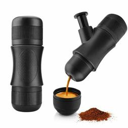 Manual Ground Coffee Machine For Travel Camp