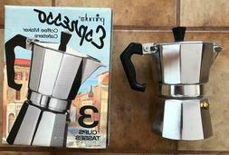 Primula Aluminum 3-Cup Stovetop Espresso Coffee Maker