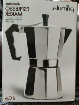 Aluminum Stovetop Moka Mocha Pot Kettle 6 Cups New