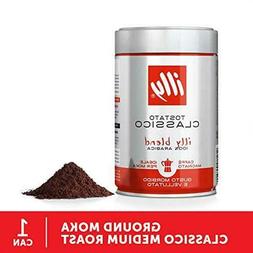 illy Medium Roast Ground Moka Coffee for Stovetop Coffeemake
