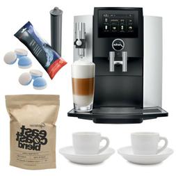 Jura S8, 15210 Moonlight Silver Includes Two Ceramic Espress