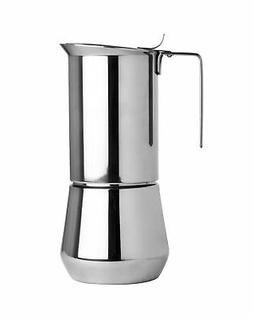 Ilsa Stainless Steel 9 Cup Stovetop Espresso Maker