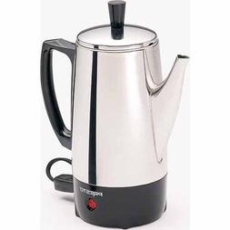 Presto 02822 6-Cup Stainless Steel Coffee Maker, 2822, Silve