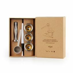 RECAPS Stainless Steel Refillable Capsules Reusable Pods Com
