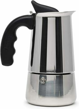 Primula Stainless Steel Stovetop Espresso Coffee Maker, 4-Cu