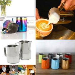 Stainless Steel Tea Milk Frothing Jug Pitcher Coffee Express