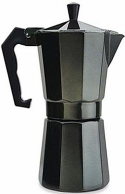 Espresso Cuban 6 Cup Aluminum In Black