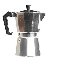- 6 Cup Aluminum Stove Top Percolator Moka Express