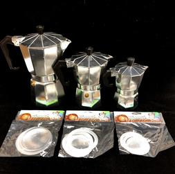 1 3 6 Cups W/replacement Seal
