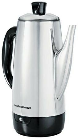 tainless-Steel 12-Cup Superfast Electric Percolator Espresso