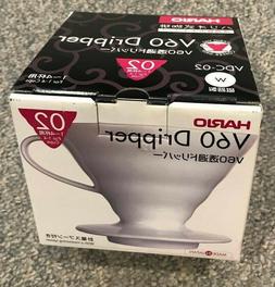 Hario V60 Coffee Dripper 02 Ceramic White
