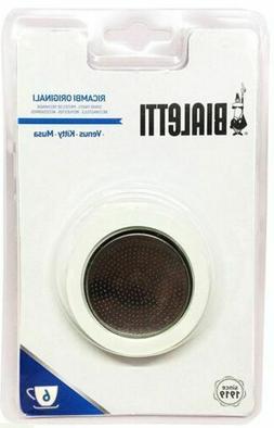 Bialetti Venus, Kitty, Musa Replacement Filter/Gasket, 6 Cup