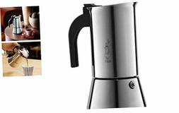 venus Stovetop espresso coffee maker, 6 -Cup, Stainless Stee