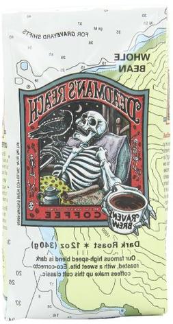 Raven's Brew Whole Bean Deadman's Reach,Dark Roast 12-Ounce 